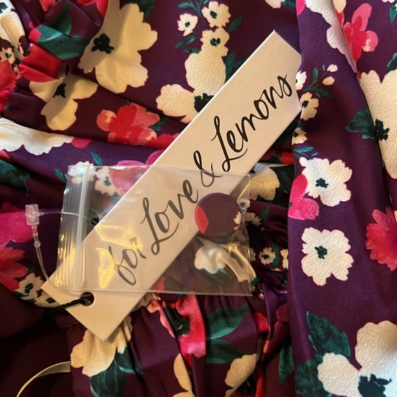 For Love And Lemons Penny Blouse in Fuchsia, Size XSmall - Picture 12 of 16